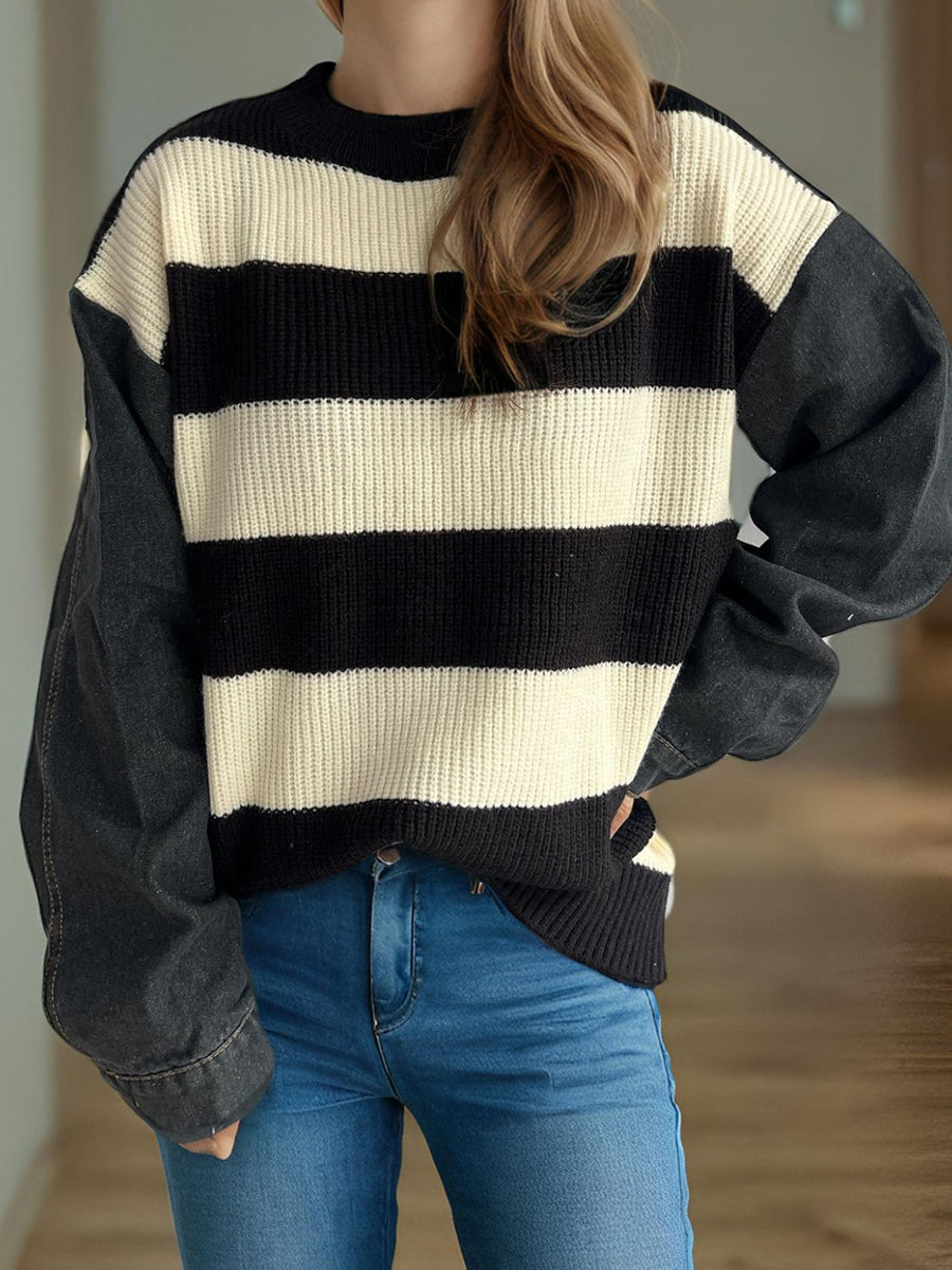 Relaxed Buttoned Sweater