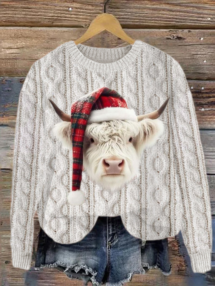 Textured Striped Sweater