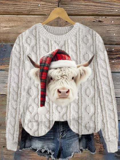Textured Striped Sweater
