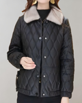 Layered Hooded Coat