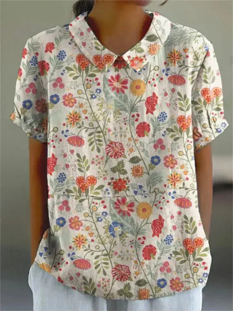 Pretty Buttoned Blouse