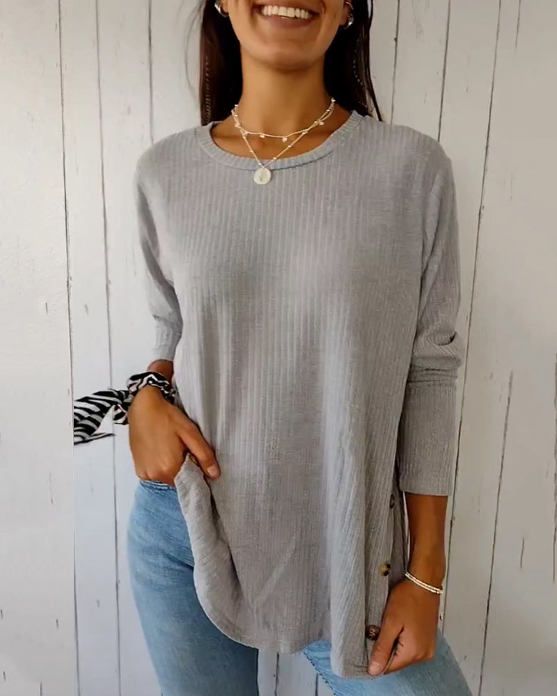 Textured Ribbed Sweater