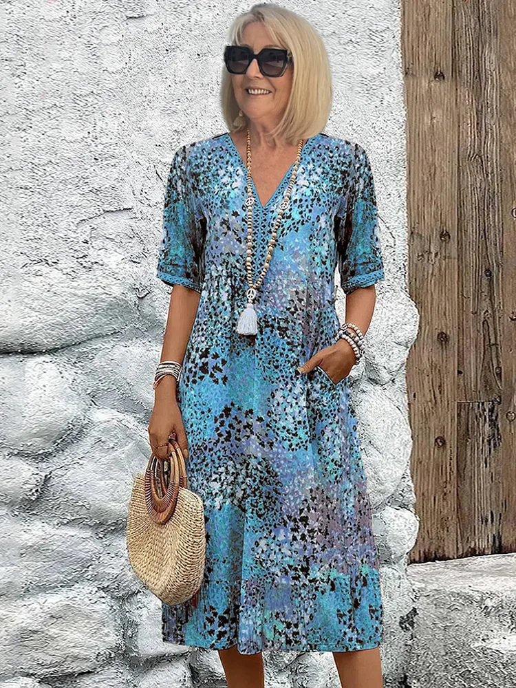 Coastal Wrap Dress