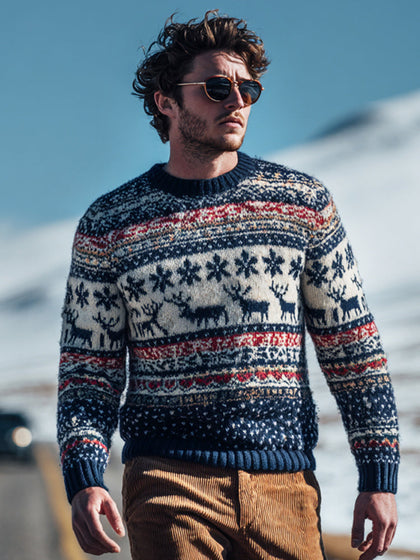 Warm V-Neck Sweater