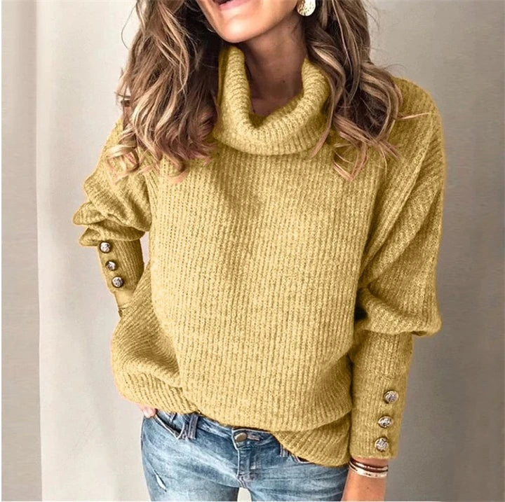 Relaxed Buttoned Sweater
