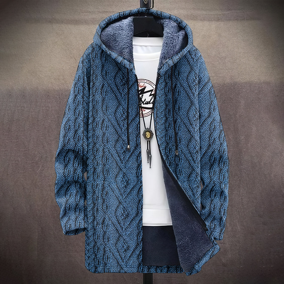 Soft Hooded Coat