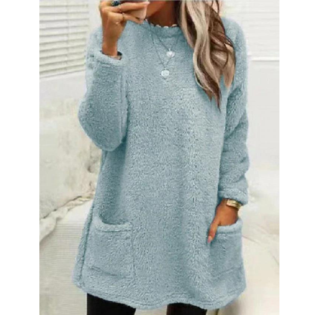 Relaxed Buttoned Sweater