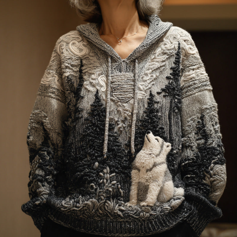 Textured Cable Sweater