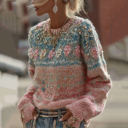 Relaxed Buttoned Sweater