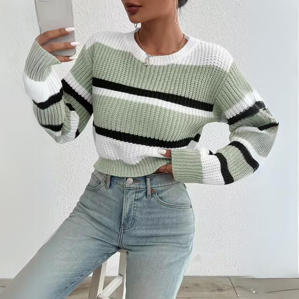 Textured Knit Sweater