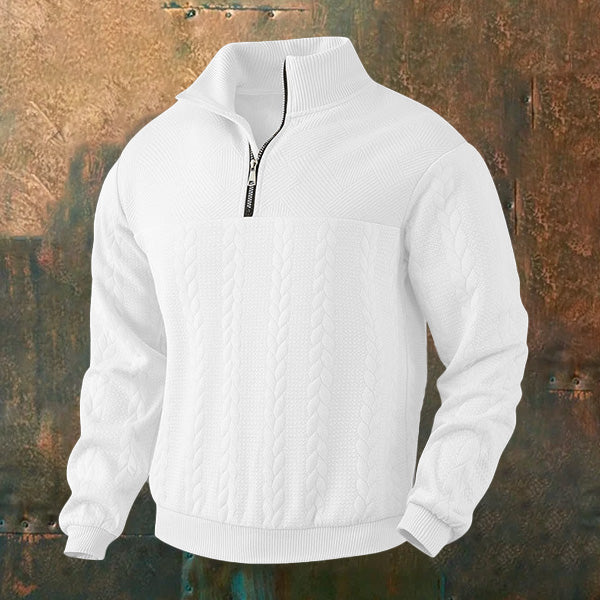 Textured Ribbed Sweater