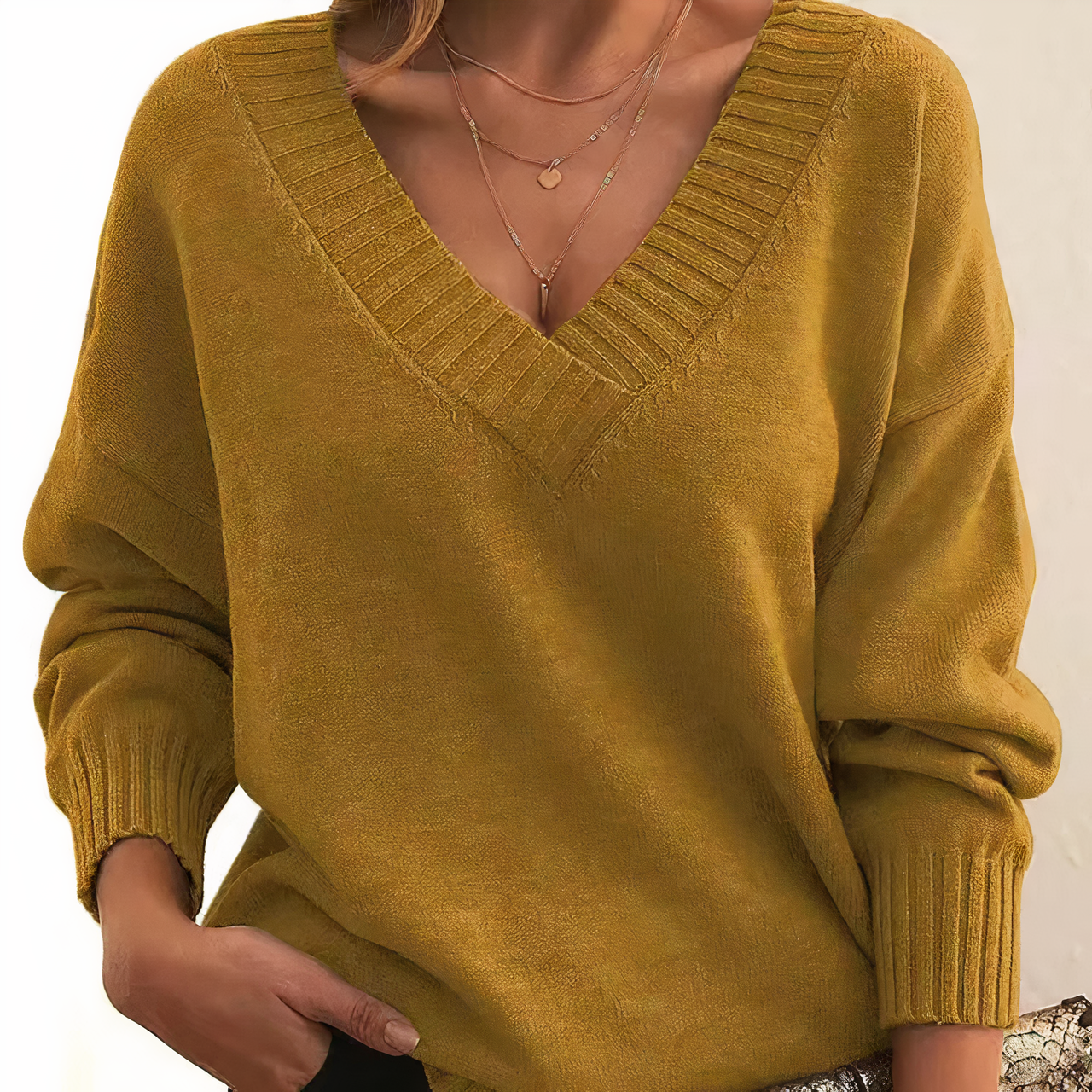 Cozy V-Neck Sweater