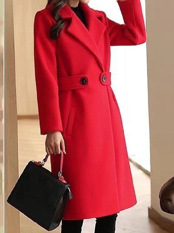 Layered Hooded Coat