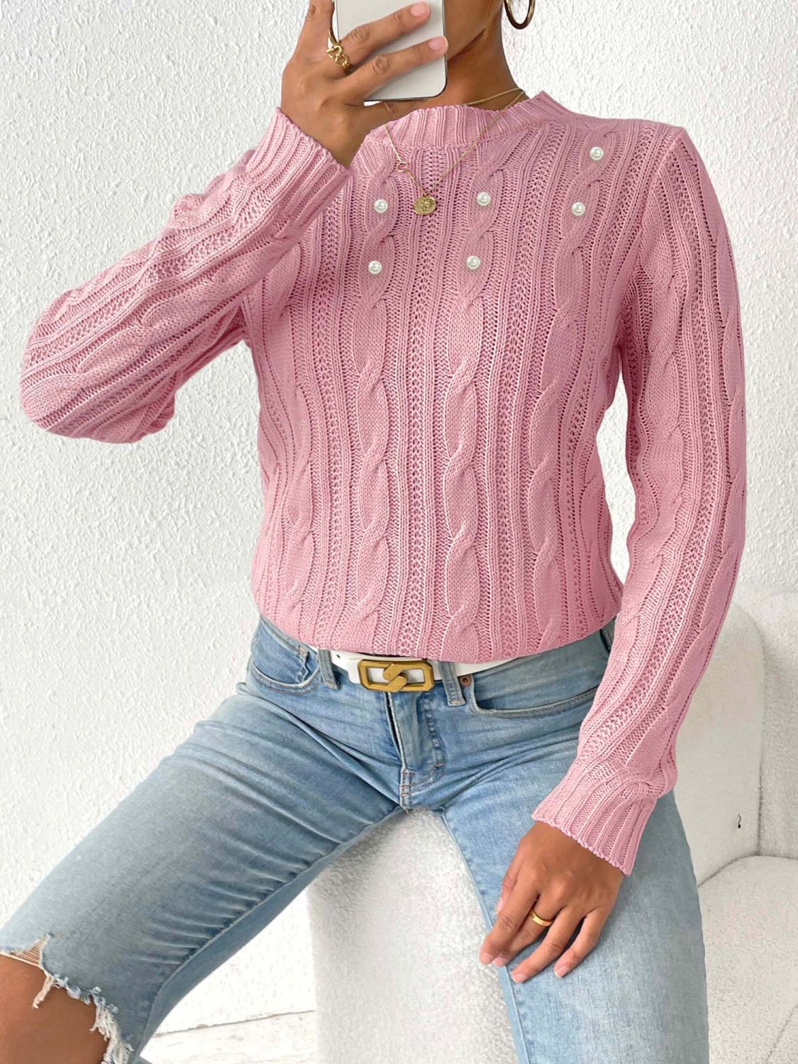Textured Lightweight Sweater