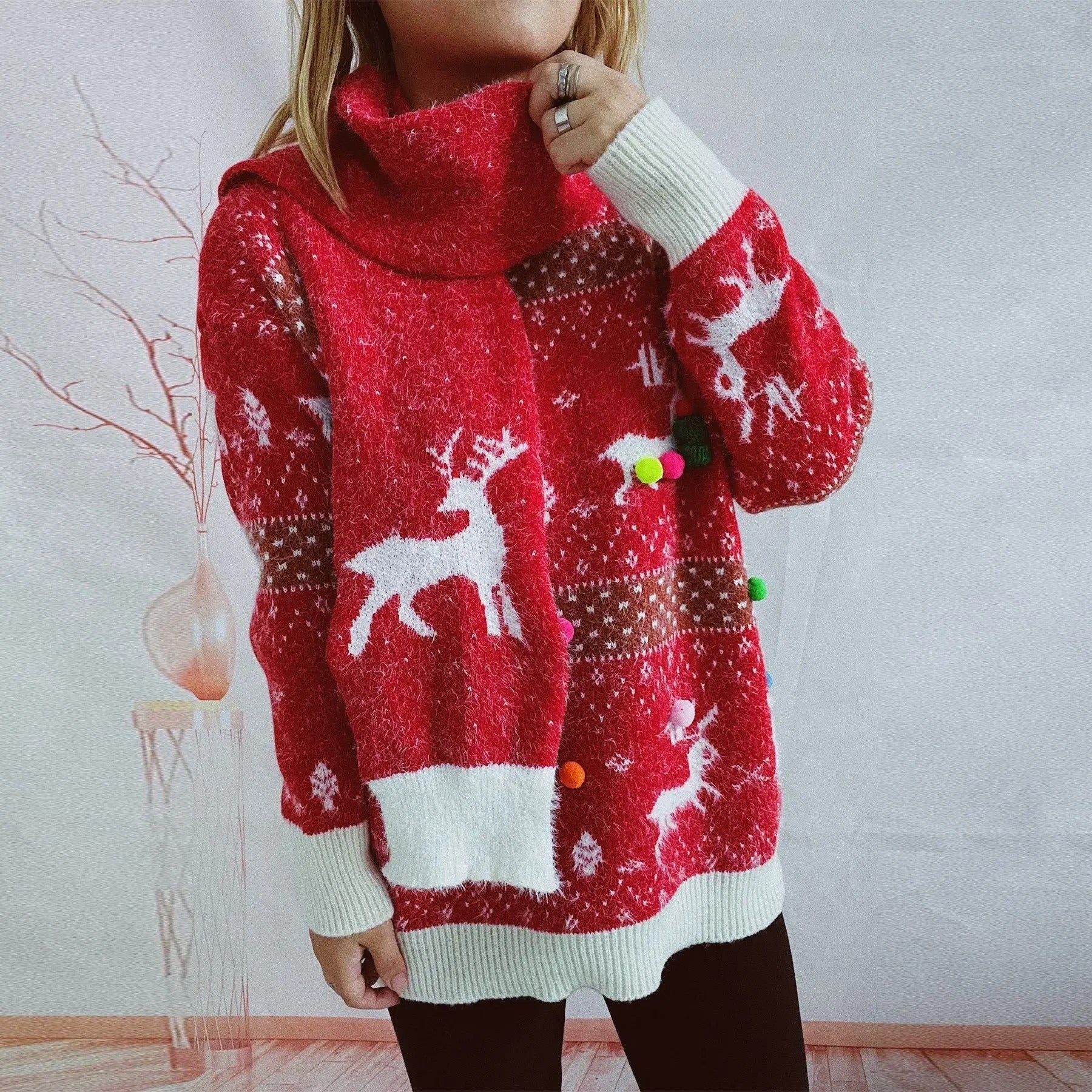 Textured Cropped Sweater