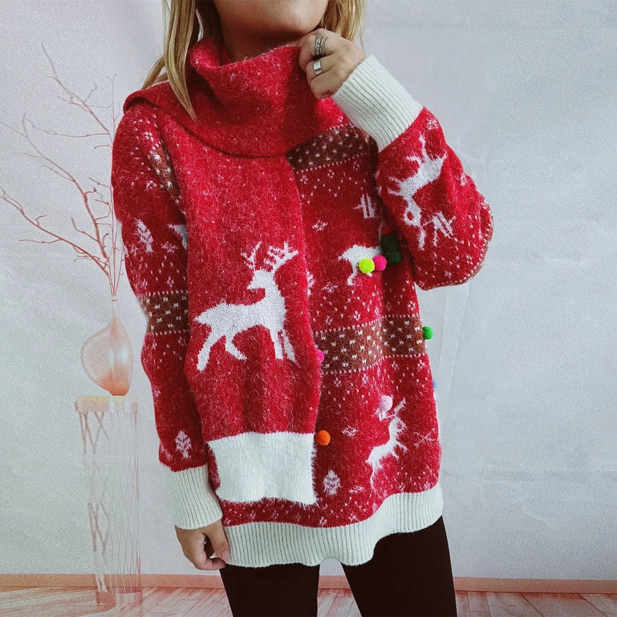 Textured Cropped Sweater