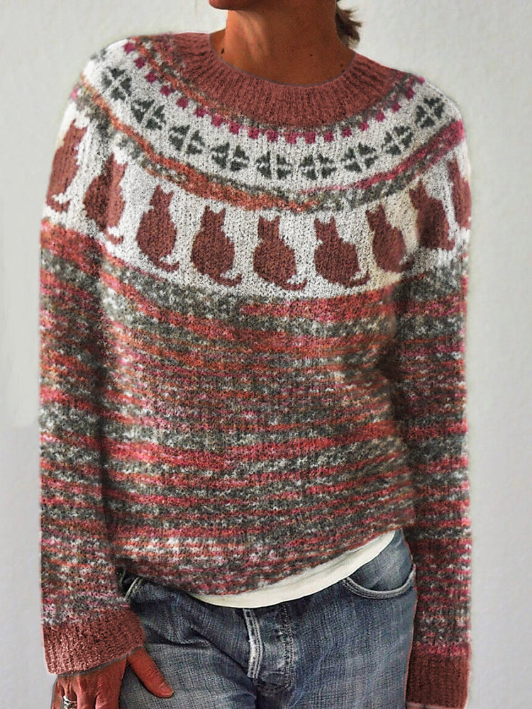 Textured V-Neck Sweater