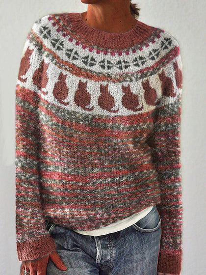 Textured V-Neck Sweater