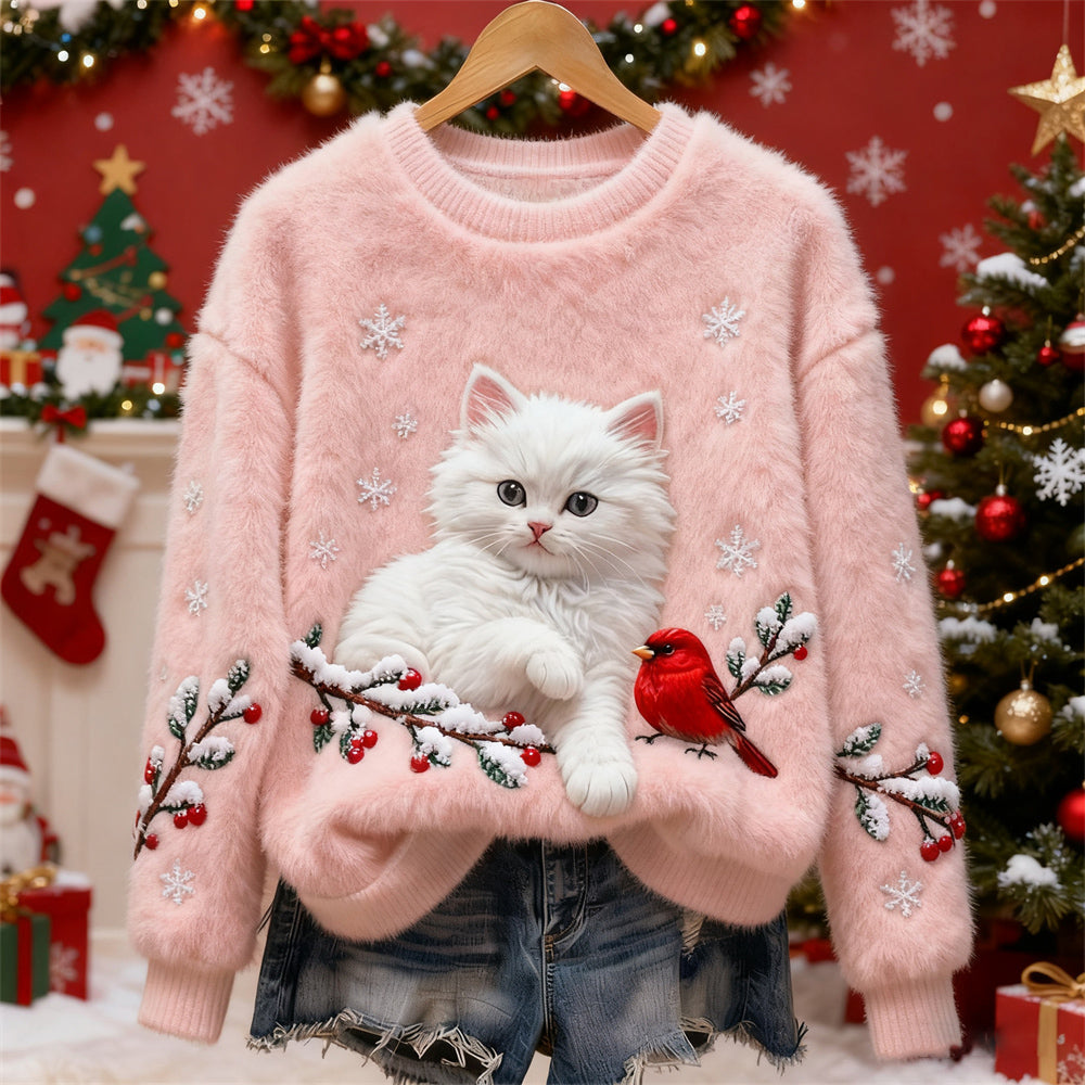 Casual Cropped Sweater