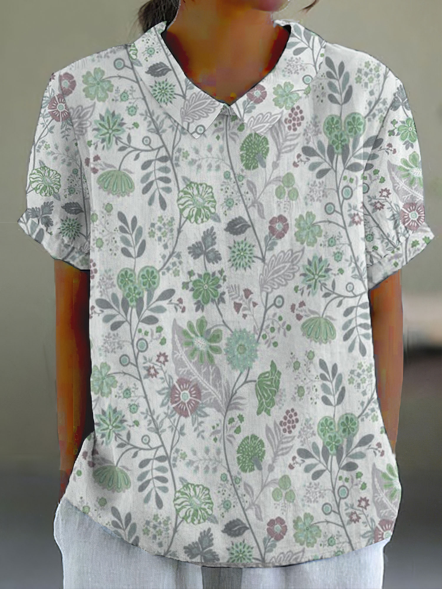 Simple Short-Sleeve Shirt