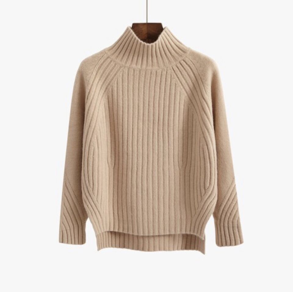 Textured Cropped Sweater