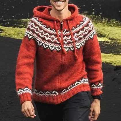 Textured V-Neck Sweater