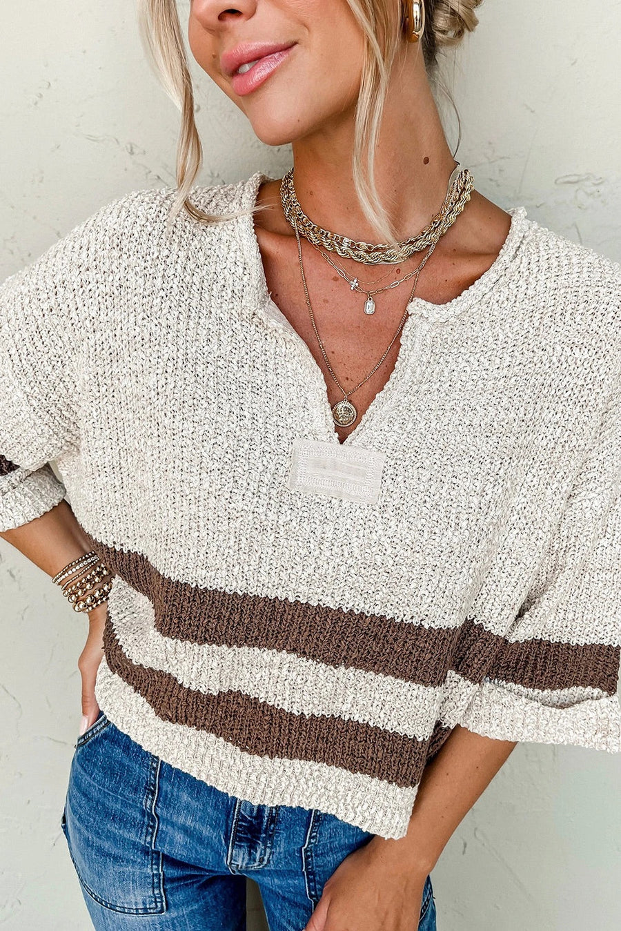 Casual Ribbed Sweater