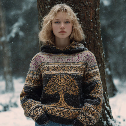 Textured Knit Sweater