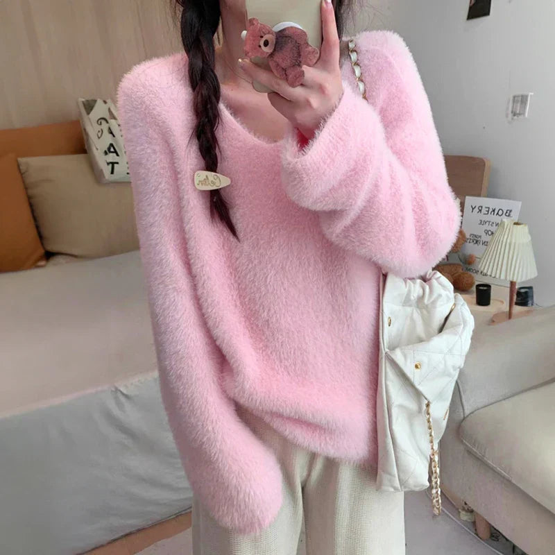 Casual V-Neck Sweater