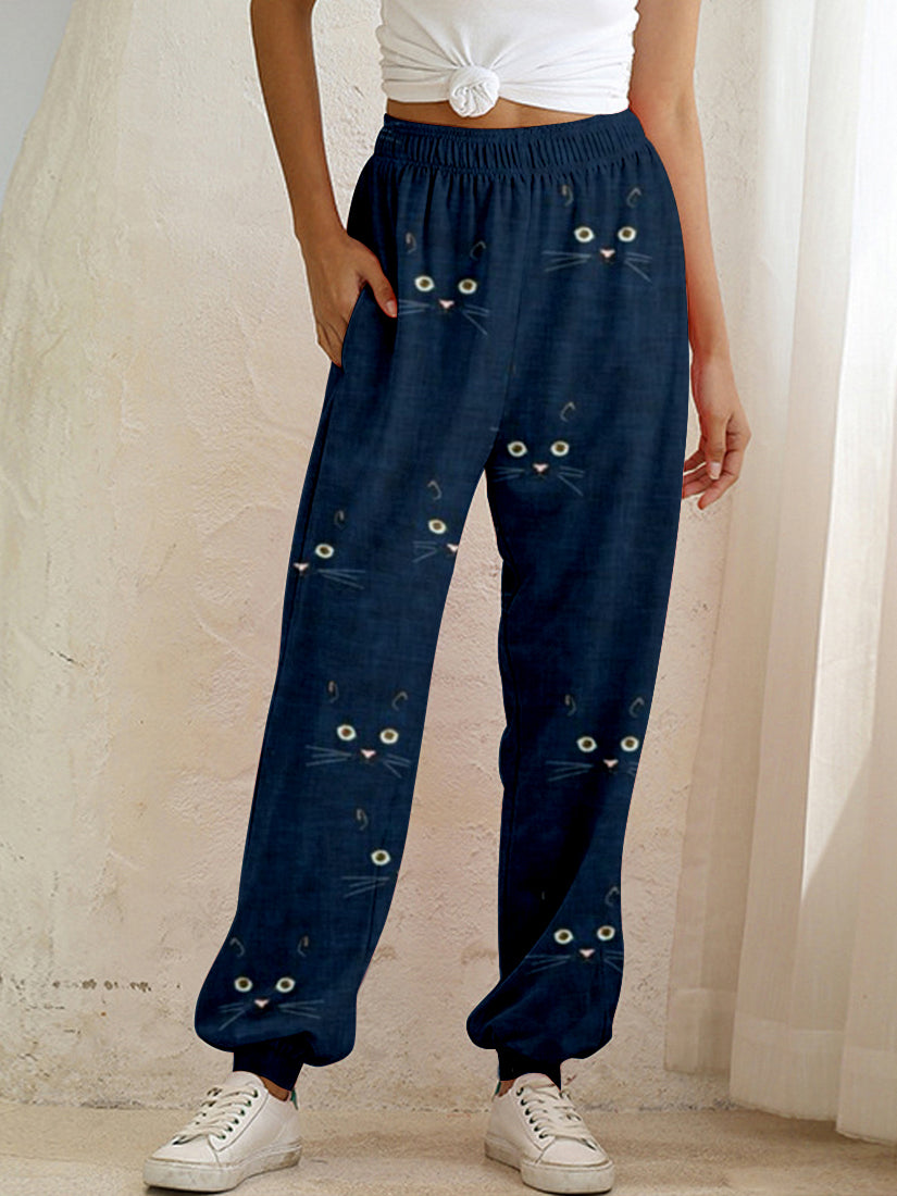 Easy Ribbed Pants