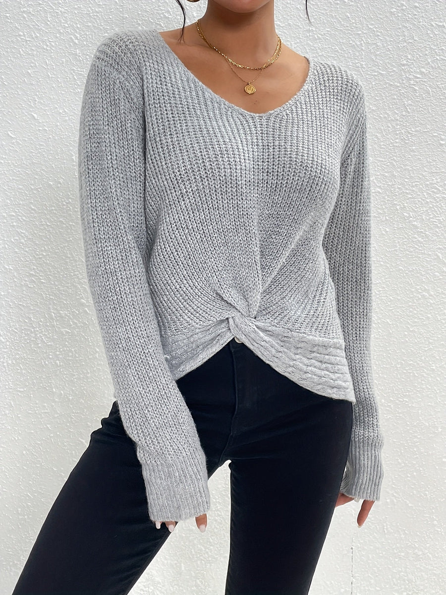Warm V-Neck Sweater