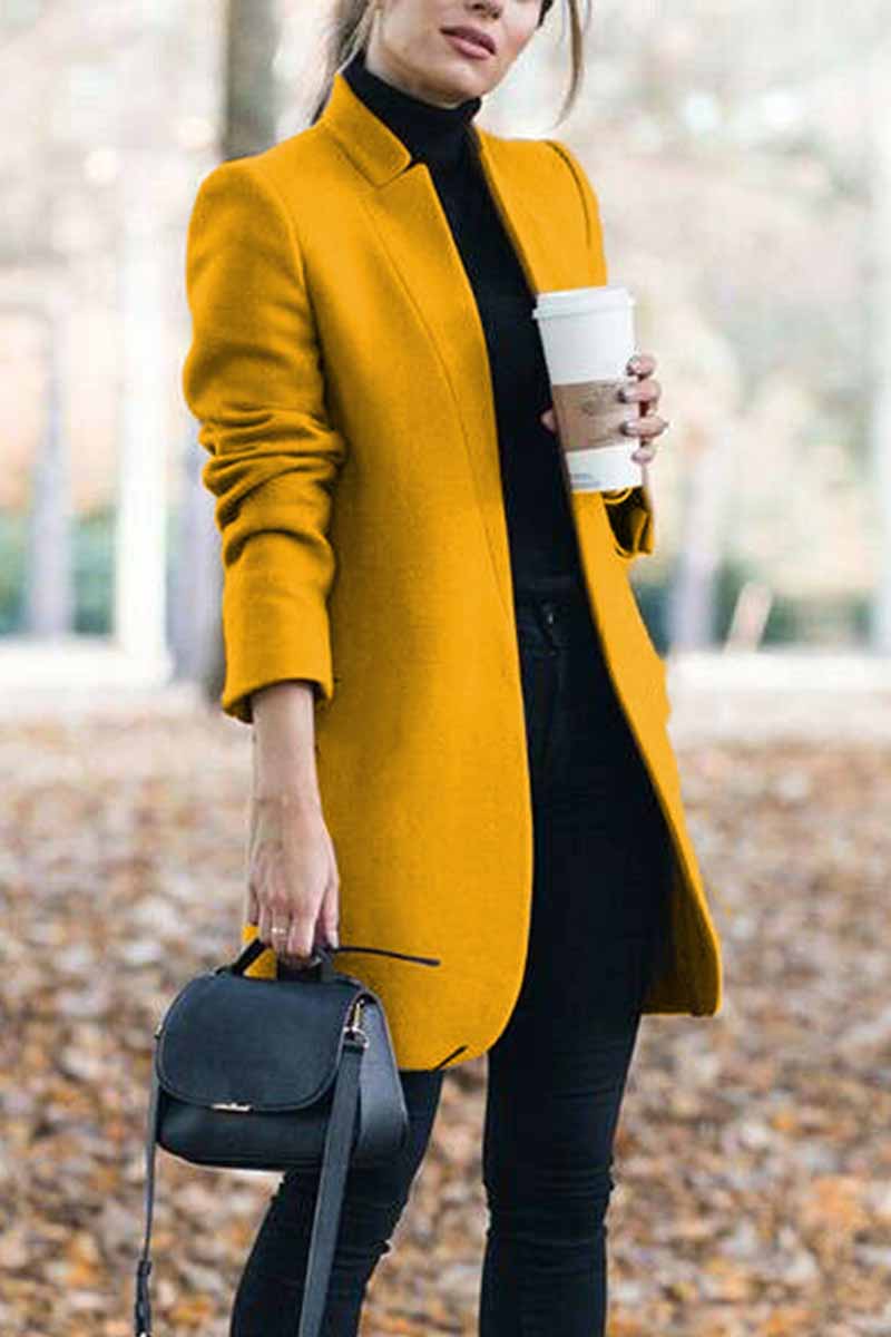 Everyday Buttoned Coat