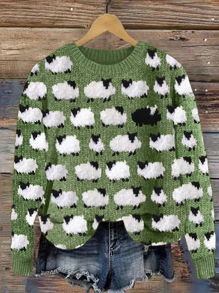 Textured Ribbed Sweater