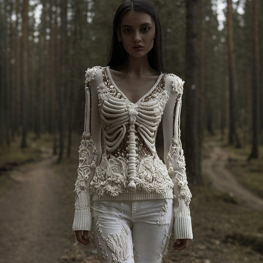 Casual Buttoned Sweater