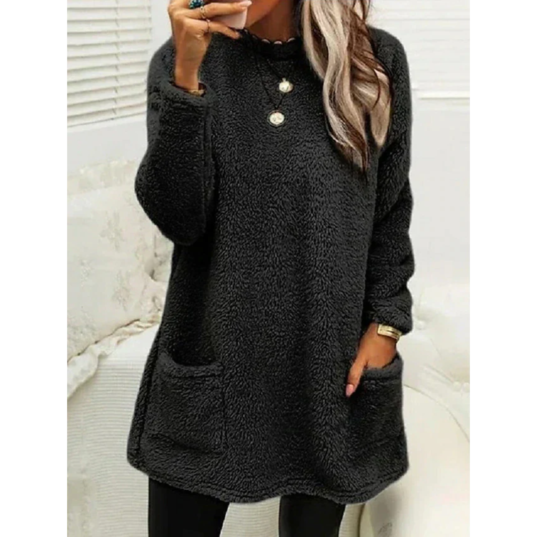 Relaxed Buttoned Sweater