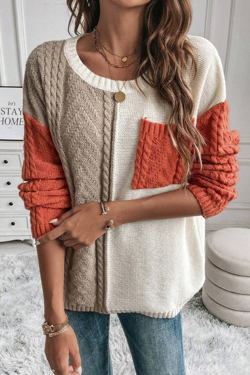 Warm Buttoned Sweater
