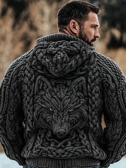 Textured Cable Sweater