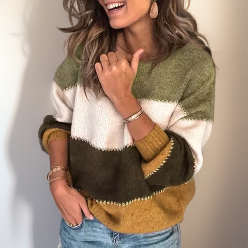 Textured Buttoned Sweater