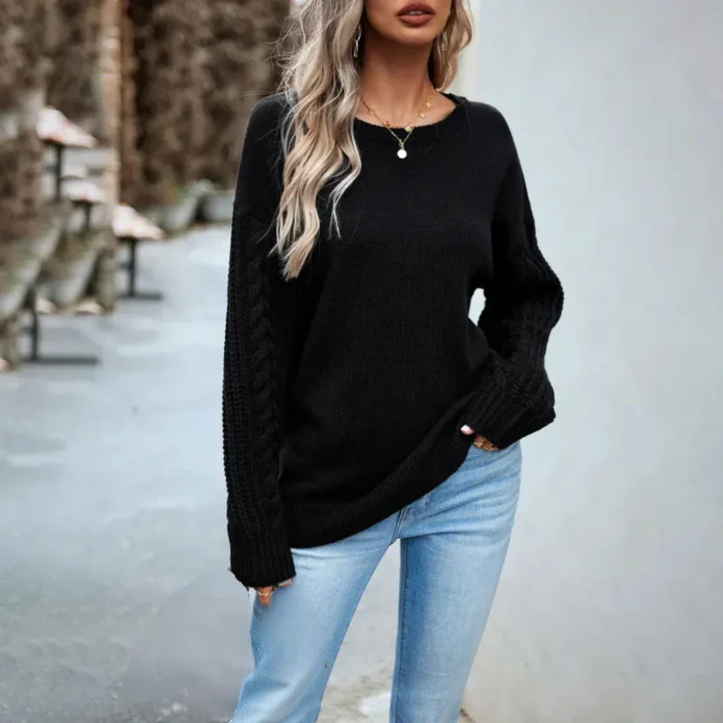 Textured Cable Sweater
