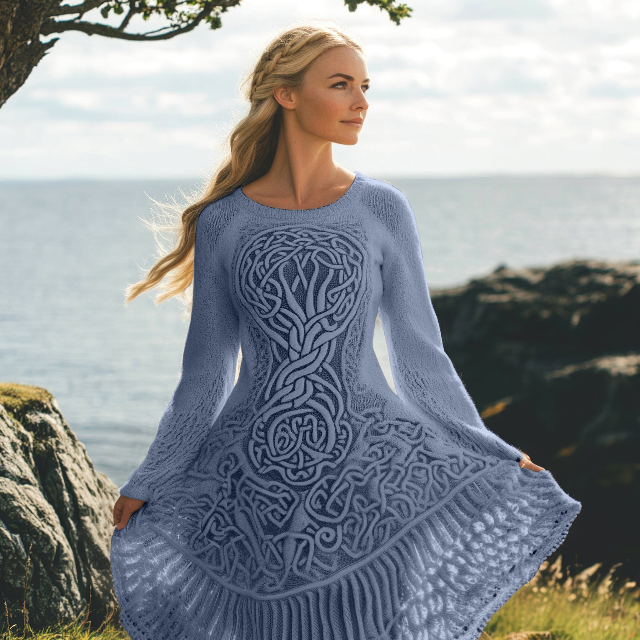 Textured Ribbed Sweater