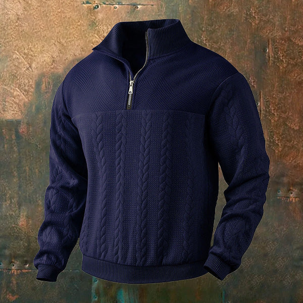 Textured Ribbed Sweater