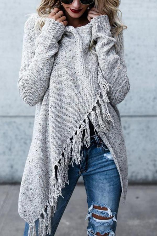 Warm Buttoned Sweater