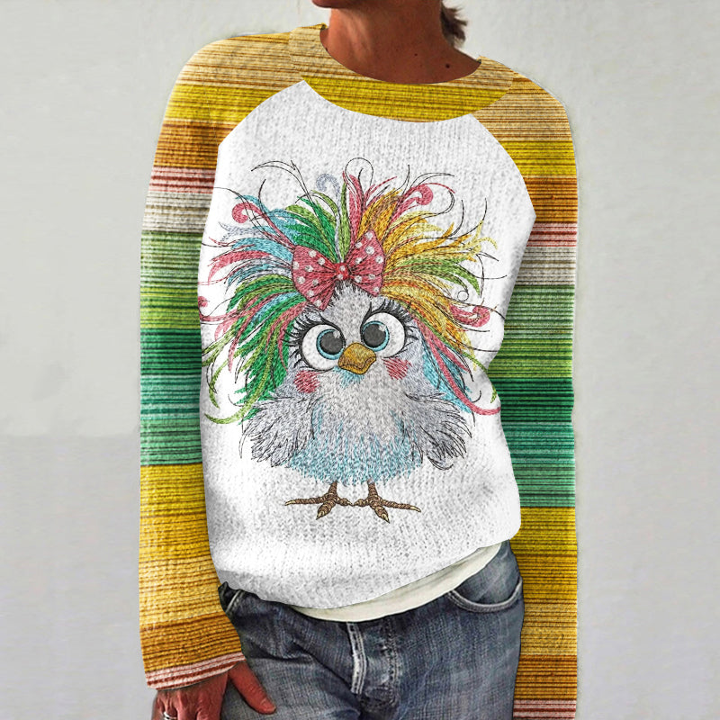 Textured Ribbed Sweater