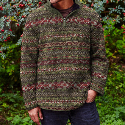 Textured Cable Sweater