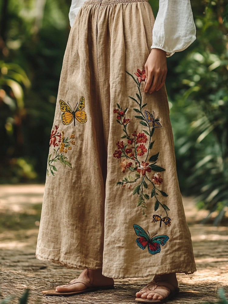 Relaxed Straight-Leg Pants