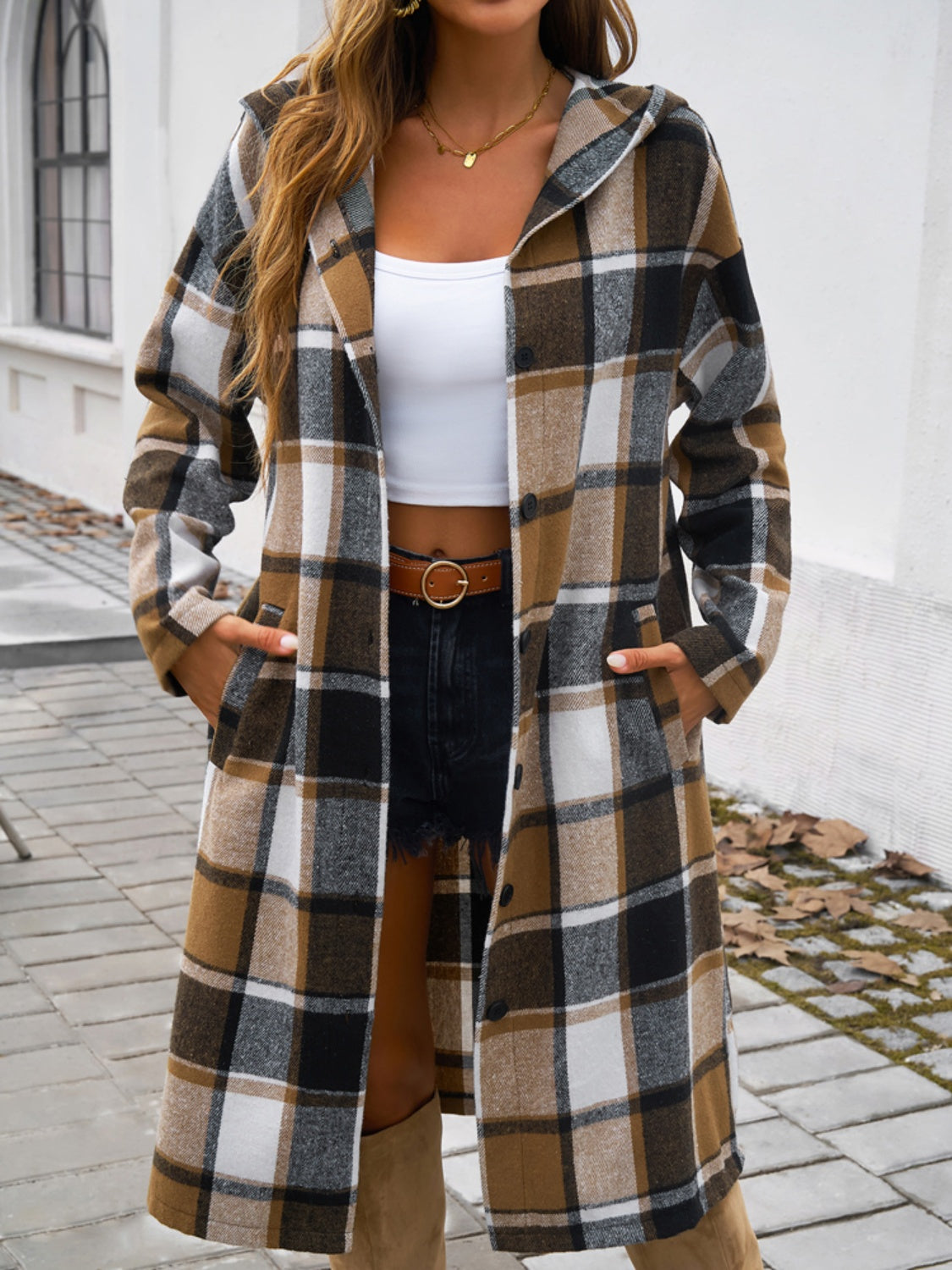 Layered Longline Coat