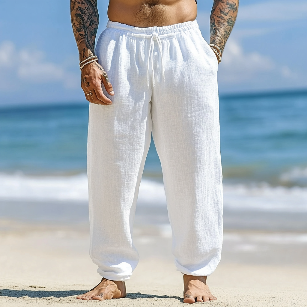 Coastal Textured Pants