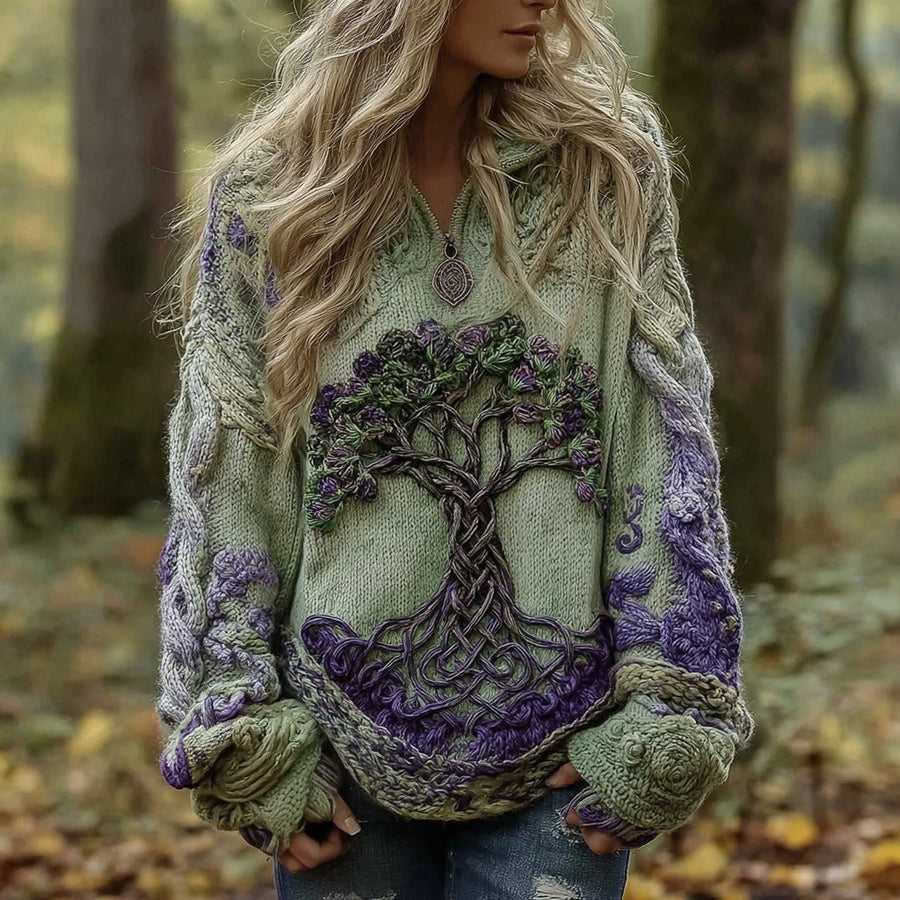 Easy Buttoned Sweater