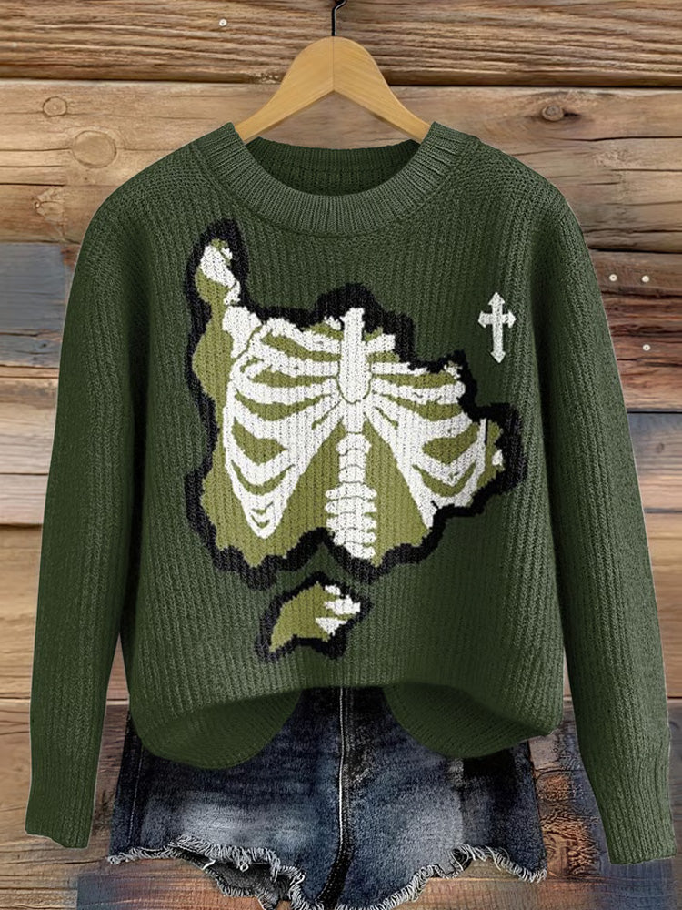 Easy Buttoned Sweater