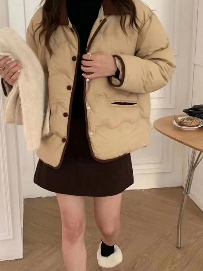Winter Buttoned Coat